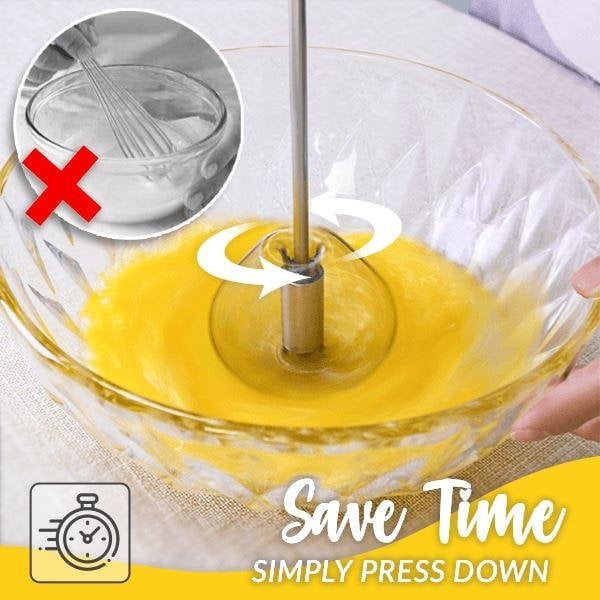 🧈Stainless Steel Semi-Automatic Whisk - BUY 2 GET 2 FREE🧈