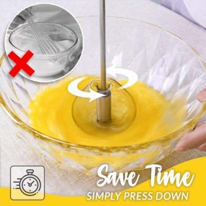 🧈Stainless Steel Semi-Automatic Whisk - BUY 2 GET 2 FREE🧈
