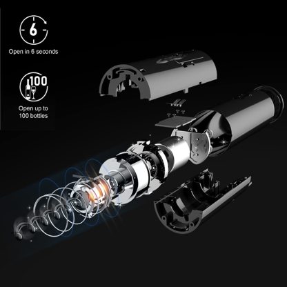 Electric Bottle Opener Set for Home Gift Party Valentine's Day
