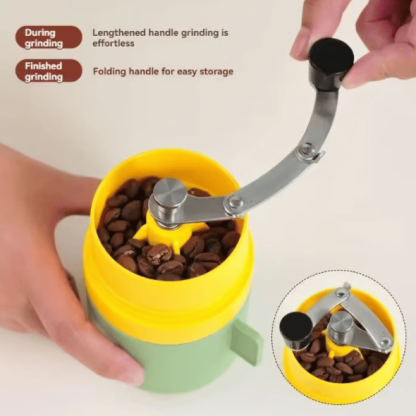 🎉Portable Coffee Maker For Travel With Manual Grinder☕