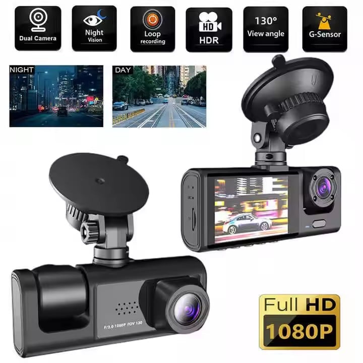2-Inch Screen Wifi Link 1080P HD Dashcam with Night Vision 2 or 3 Lenses💥FREE SHIPPING💥