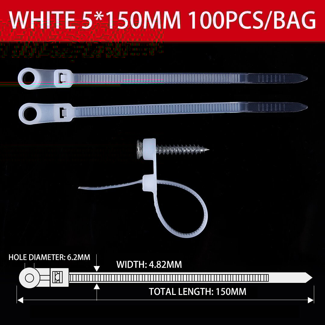 Screw Hole Cable Ties