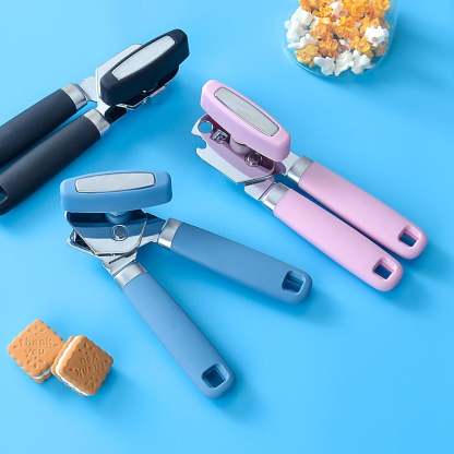 Multi-Functional Stainless Steel Smooth Edge Manual Hand Held Can Opener