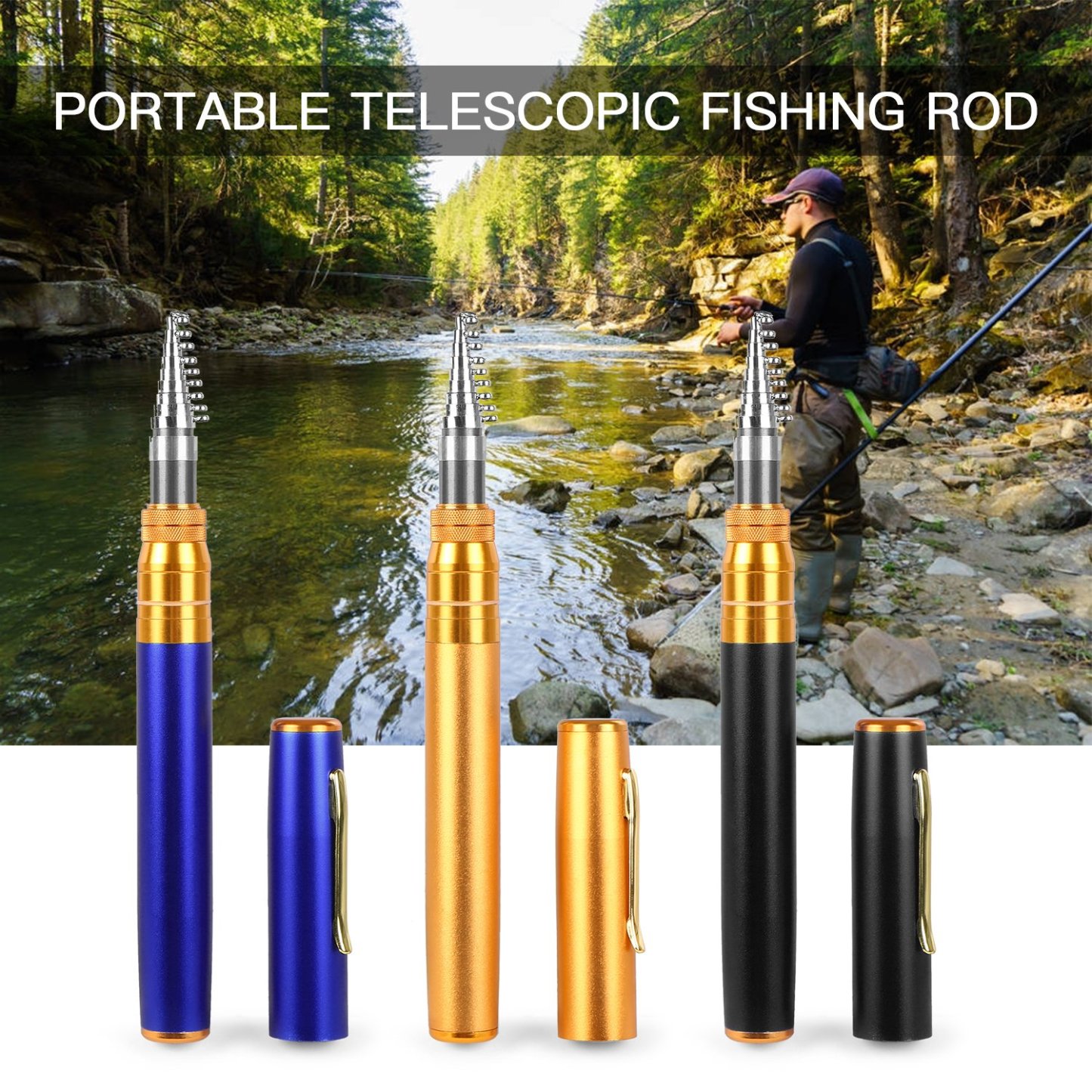 🔥Hot Sale 49% OFF🐟 Pocket Size Fishing Rod