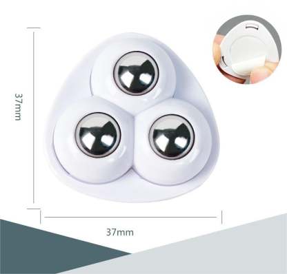 💝360° rotating three-ball caster(4PCS)