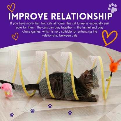 Hot Sale🐈Folded cat tunnel🔥Buy 2 Get 1 Free🔥