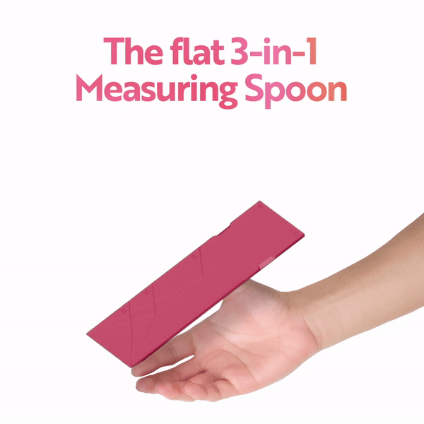 🥄🥄🥄POLYGONS- FLAT 3-IN-1 MEASURING SPOONS