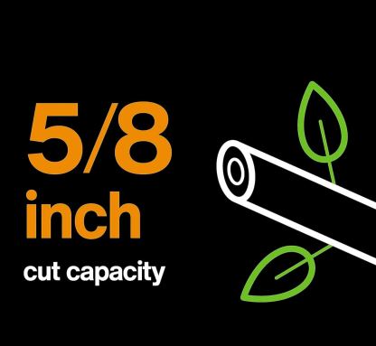 Fiskars Bypass Pruning Shears, 5/8-Inch Cut Capacity Garden Clippers, Gardening Scissors with Sharp, Rust Resistant Steel Blade