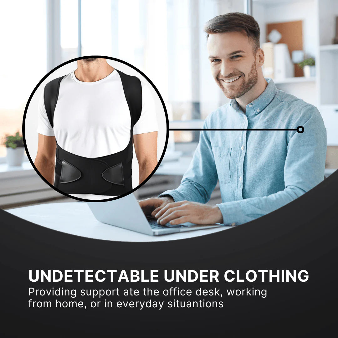 Adjustable Back Posture Belt for Men and Women| Shoulder, Back Support Belt | Back Straightener Brace For Spine & Body Posture Correction | Clavicle Support | Universal Size