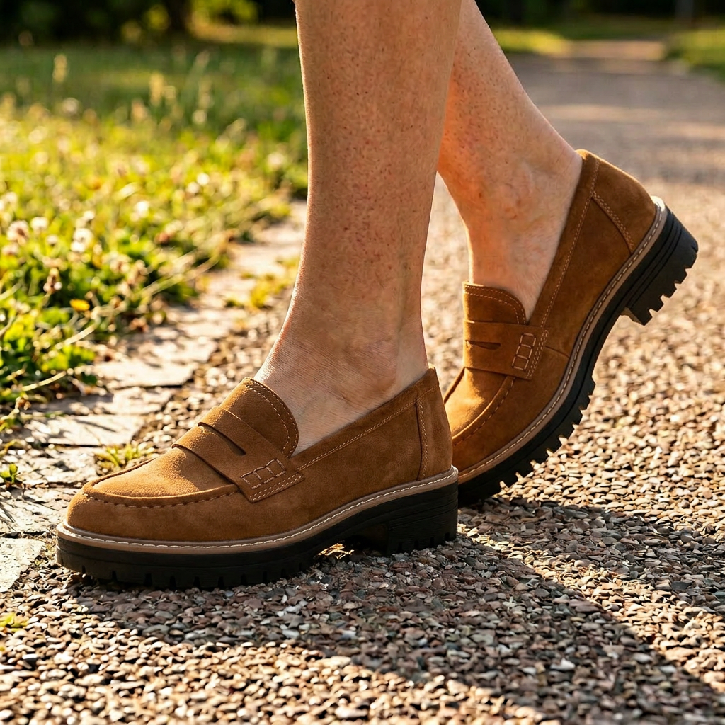 Walk on Clouds, Live Pain-Free: The Orthohealthwalk Orthopedic Platform Loafers-deurabatt