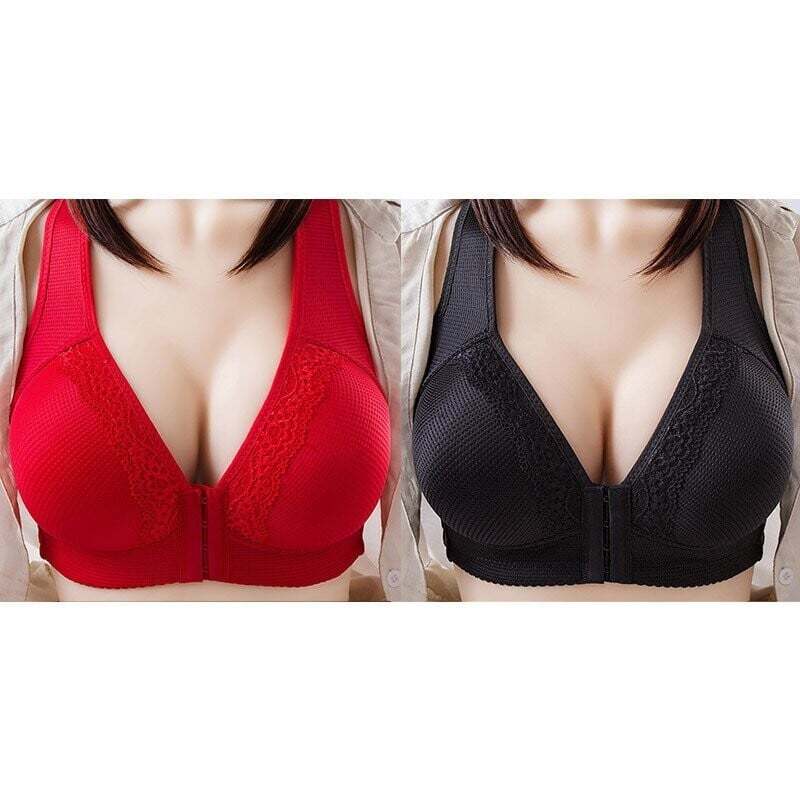 🔥Neuer Plus Size Sexy Push-Up-BH mit Frontverschluss🔥-larucoarto