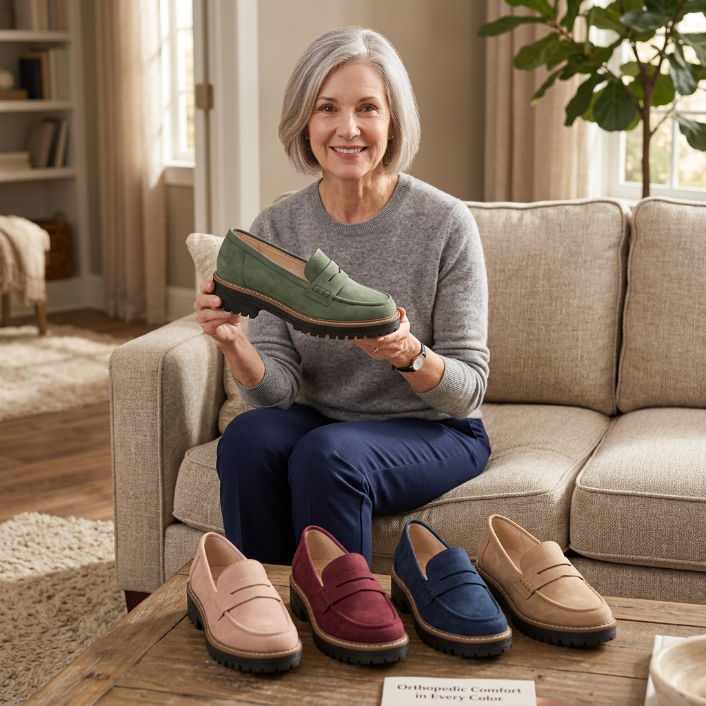 Walk on Clouds, Live Pain-Free: The Orthohealthwalk Orthopedic Platform Loafers-deurabatt
