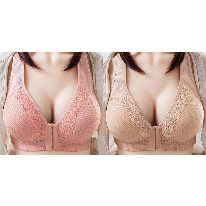 🔥Neuer Plus Size Sexy Push-Up-BH mit Frontverschluss🔥-larucoarto