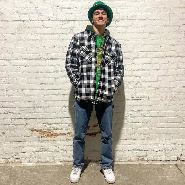 2025 neues kariertes Kaschmirhemd für Herren mit verdicktem Revers