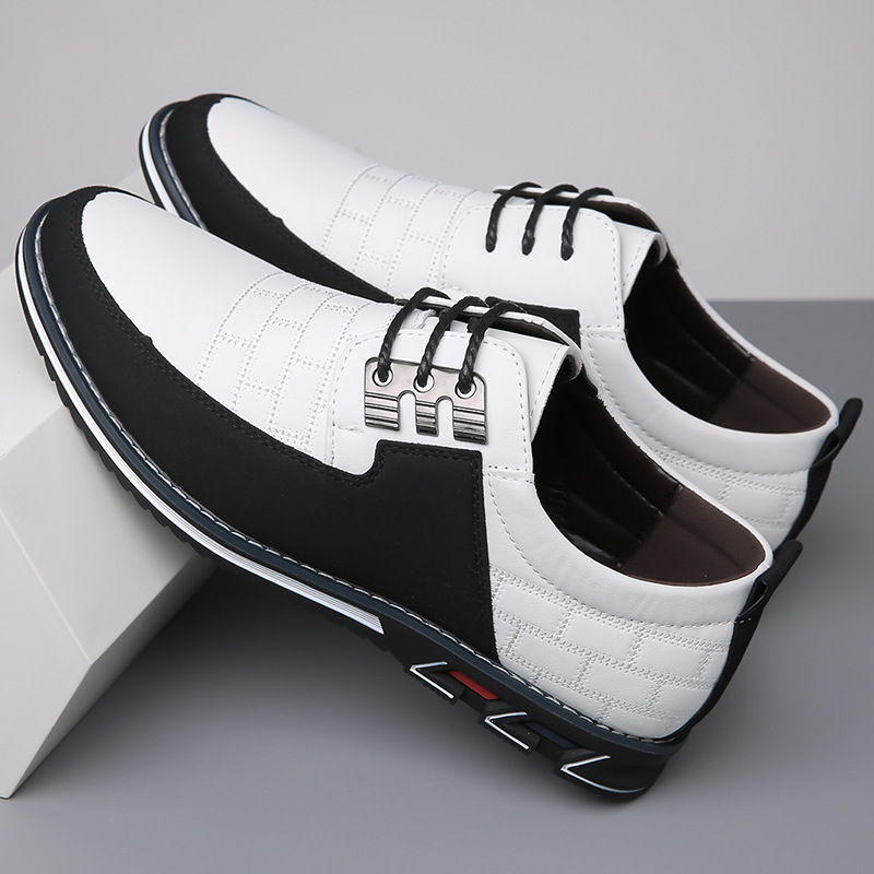 Großgrößen Herren Freizeit-Lederschuhe