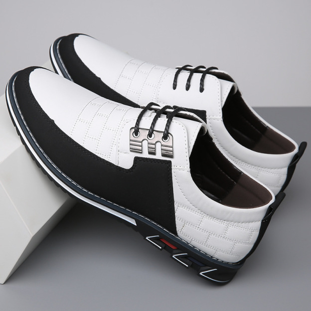 Großgrößen Herren Freizeit-Lederschuhe