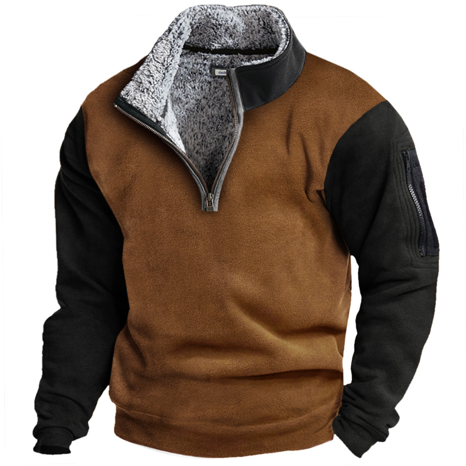 Herren Vintage Western Cowboy Sweatshirt-deurabatt