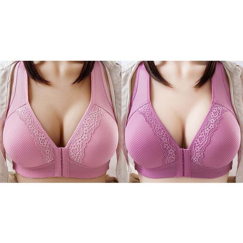 🔥Neuer Plus Size Sexy Push-Up-BH mit Frontverschluss🔥-larucoarto