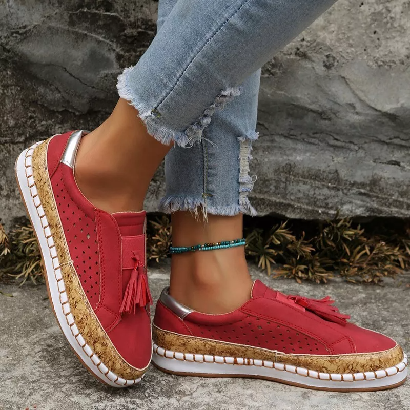 Retro-Wanderschuhe für Damen