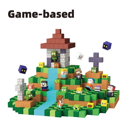 Game-based Magnetic Building Cubes ( Zomblock )