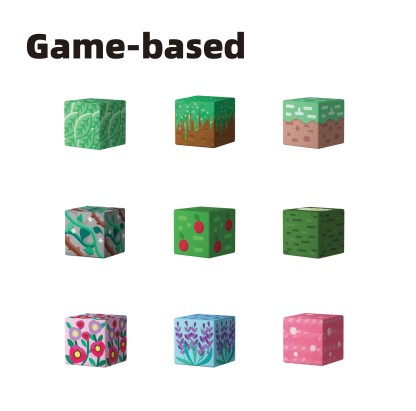 Game-based Magnetic building blocks ( 112-Flower )