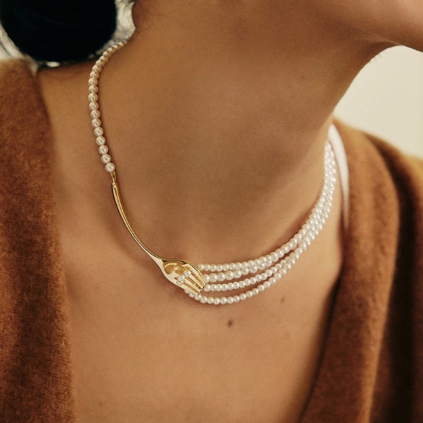 Tableware Pasta Necklace