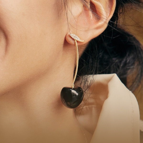 cherry earrings