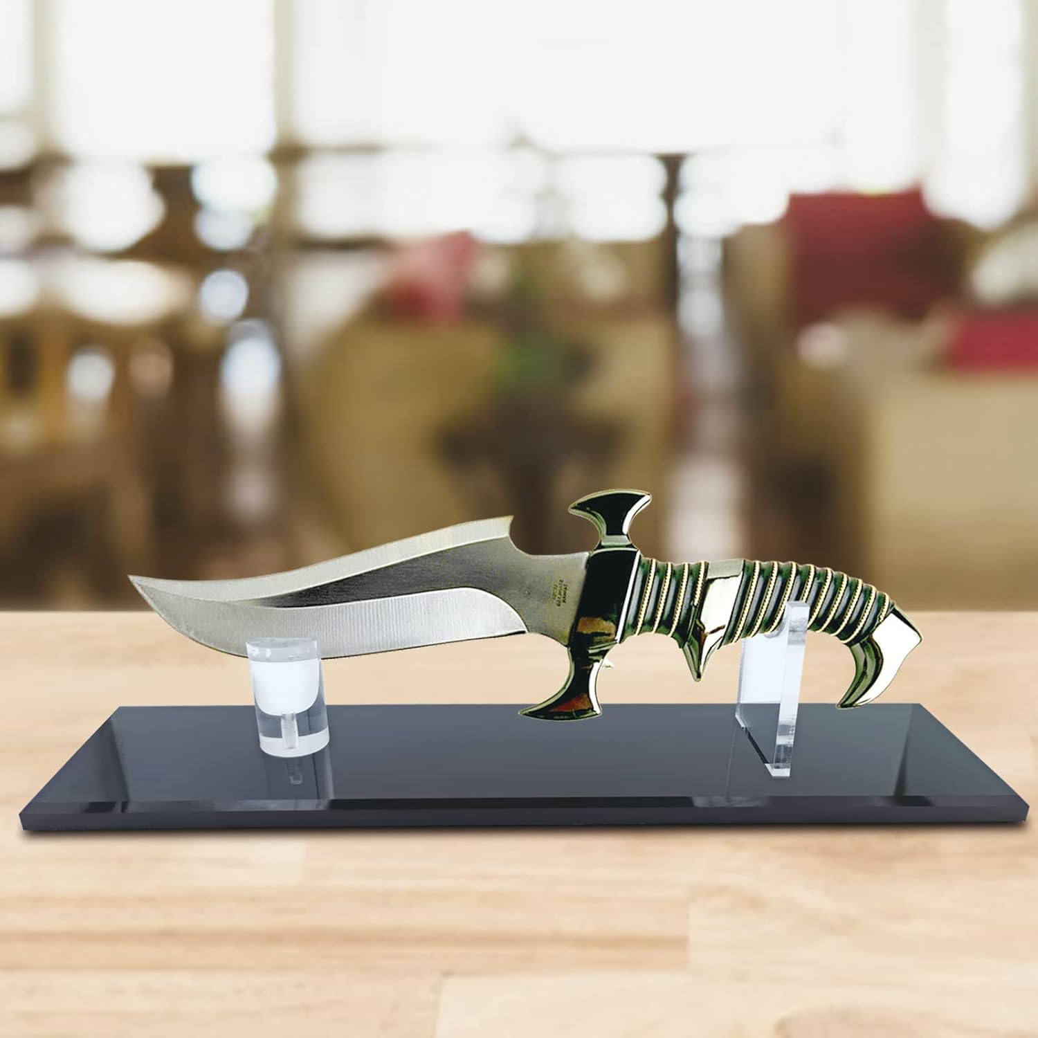 Fixed Acrylic Knife Display for Knife Collectors