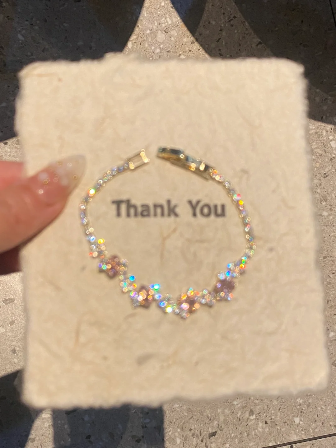 Watch Buckle Moissan Diamond Bracelet