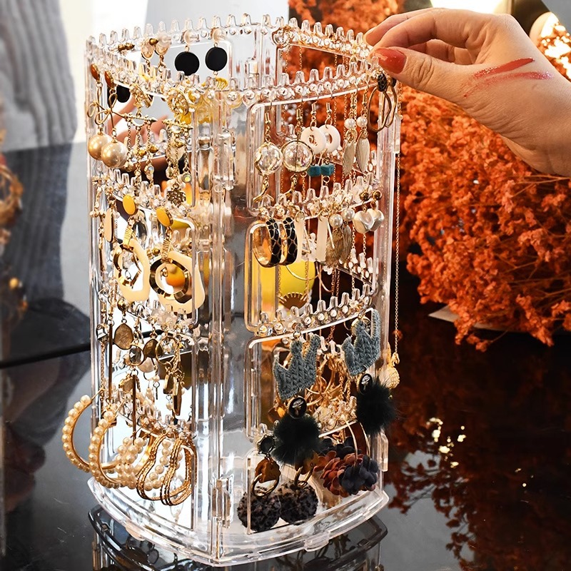 High quality transparent jewelry storage rack, classic jewelry display rack