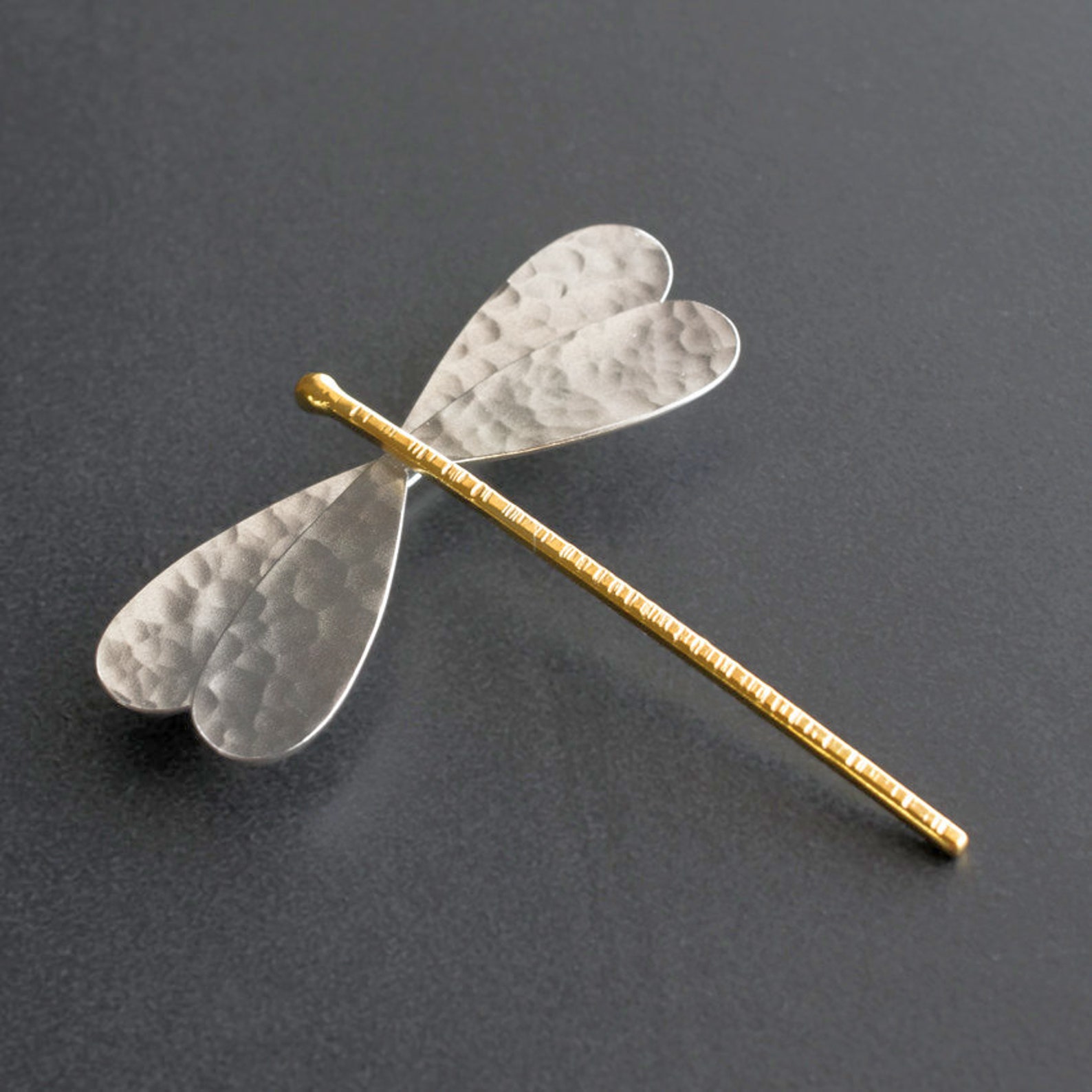 Sterling Silver Dragonfly Brooch