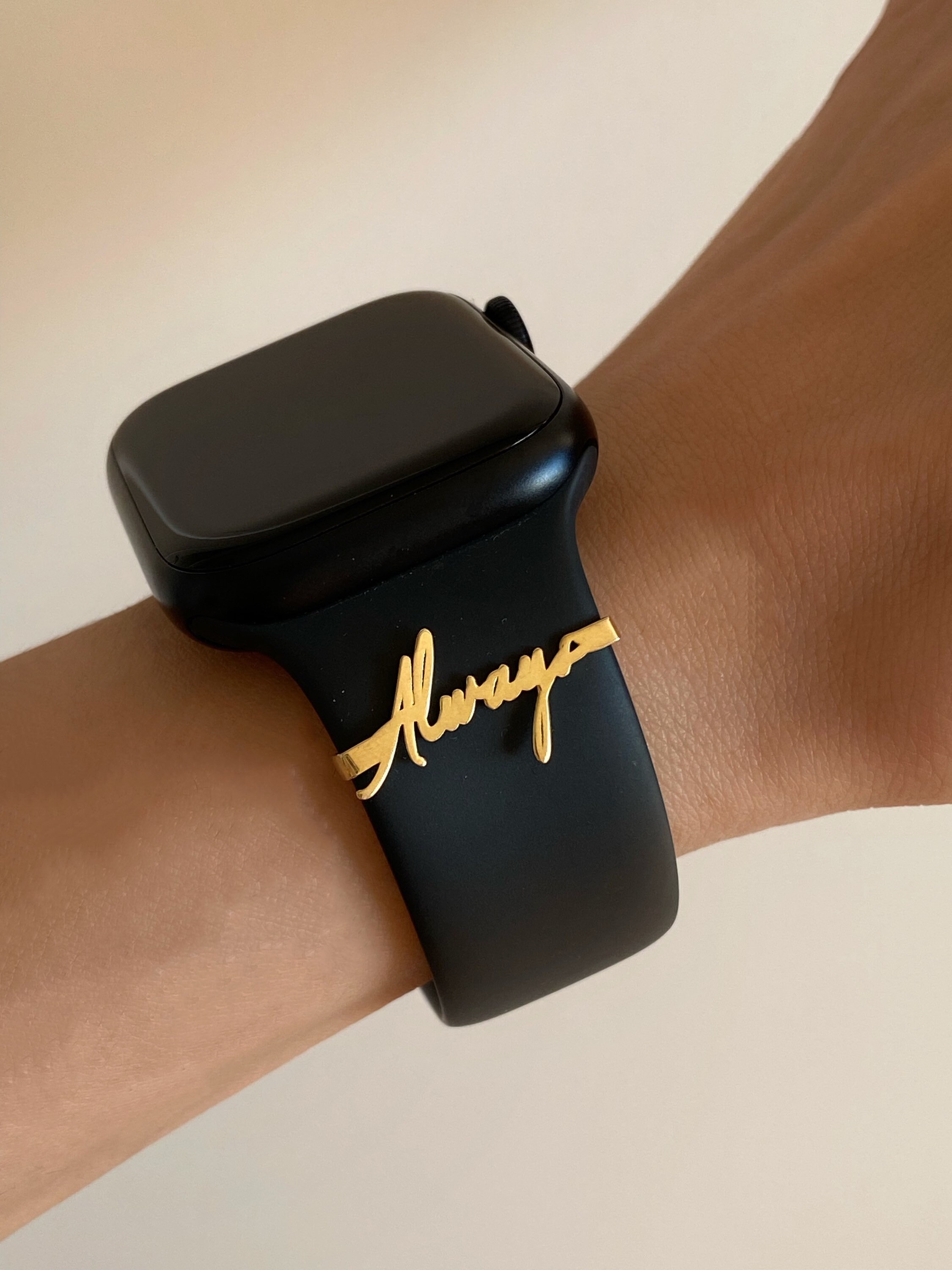 Personalized Apple Watch Band Charm