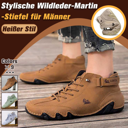 New fashionable short lace-up boots for men and women-caipcmall