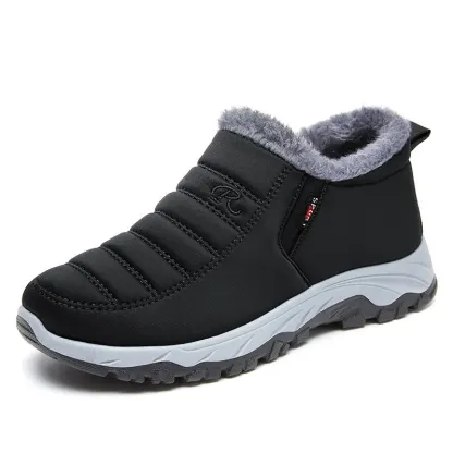 Men's Winter Fleece Warm Comfortable Sneakers-caipcmall