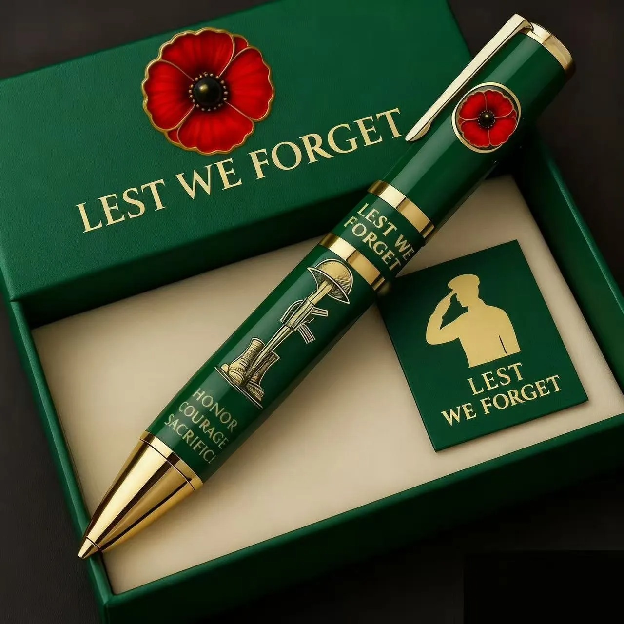 "Lest We Forget" Commemorative Pen 🥀🖋️