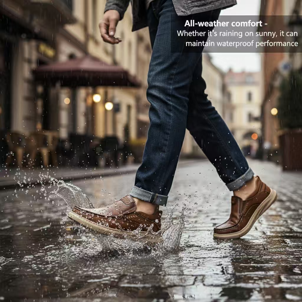 💥50% OFF⏳Men's Comfortable Arch Support Slip-On Leather Loafers