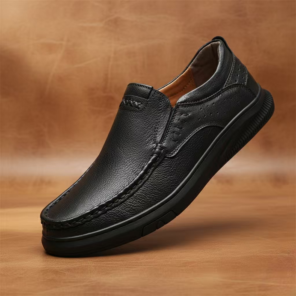 💥50% OFF⏳Men's Comfortable Arch Support Slip-On Leather Loafers