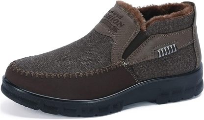 Men's Winter Fleece Warm Comfortable Sneakers-caipcmall