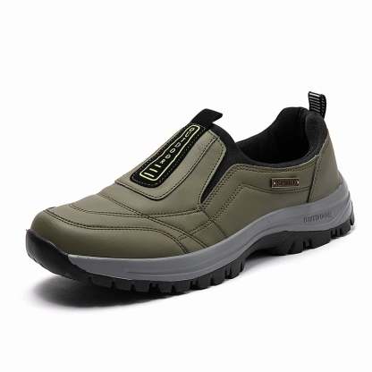 MEN'S EXTENDED WIDTH FOOT COMFORTABLE SNEAKERS WITH ARCH SUPPORT AND SHOCK ABSORPTION-caipcmall