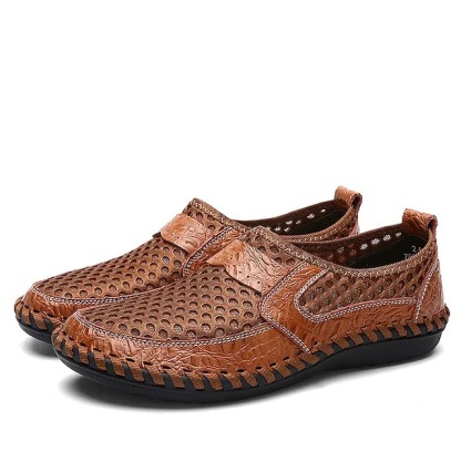 Men's Breathable Mesh Comfortable Insole Non-slip Sneakers-caipcmall