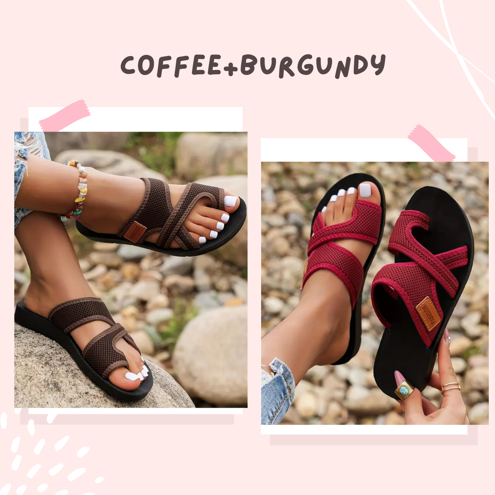 🔥Last Day Promotion 50% OFF✨2024Women's Hollow Mesh Slide Sandals