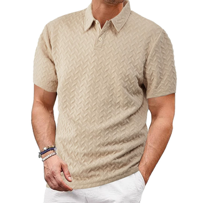 MARCO LUCA | Loose casual men's short-sleeved polo shirt