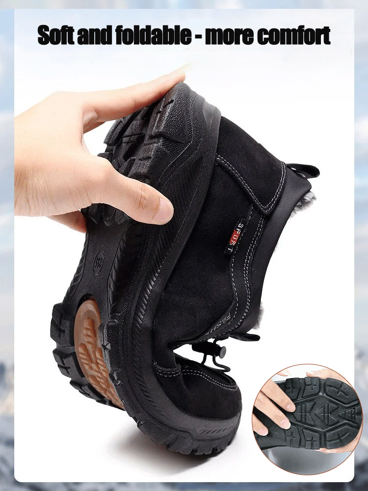 USA Outdoor Lightweight Men Warm Hiking Shoes-caipcmall