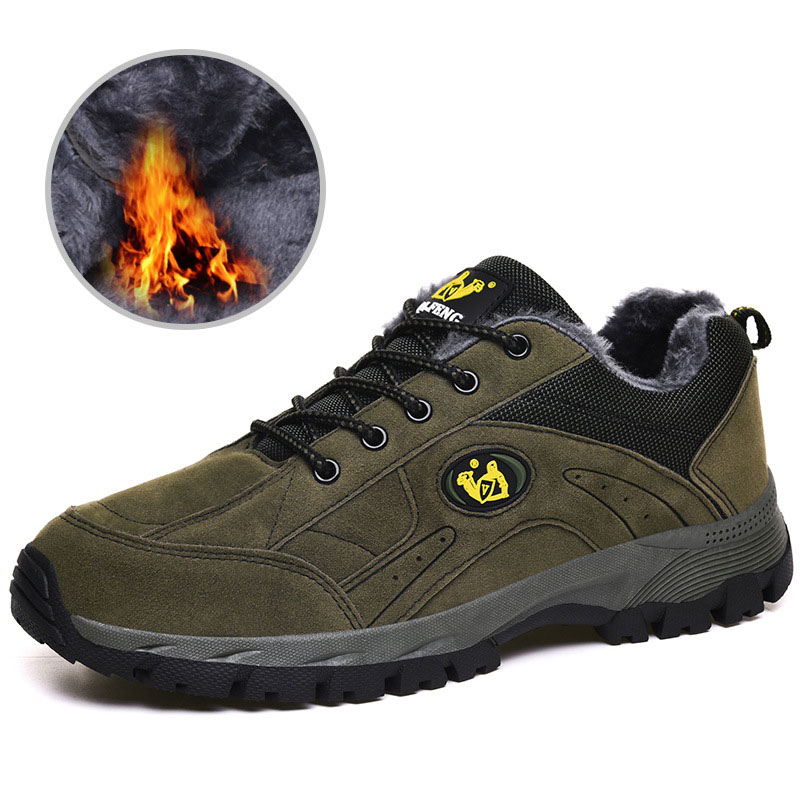 Men's Comfy Arch Support Lightweight Waterproof Non-Slip Hiking Orthopedic Shoes-caipcmall