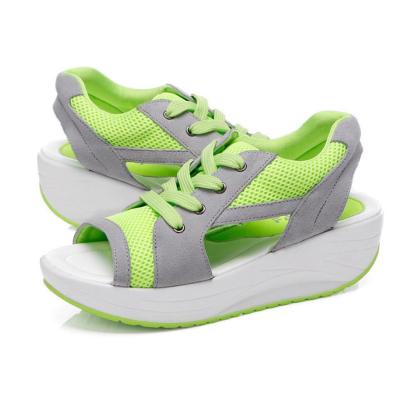 FUMOOD Platform Sandals Platform Wedge Breathable Rocking Shoes, Comfortable Sports Casual Women's Shoes