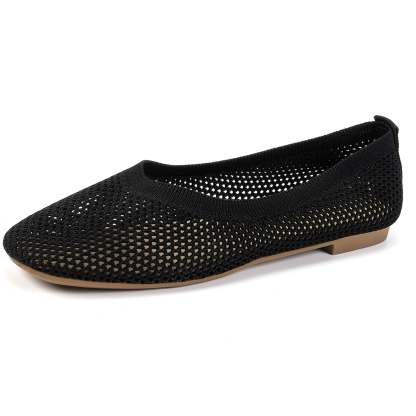 Women's Ballet Comfortable Soft Breathable Non-Slip Orthopedic Slip-On Flat Shoes-caipcmall