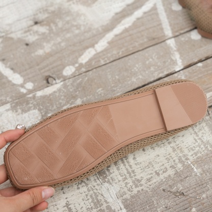 Women's Ballet Comfortable Soft Breathable Non-Slip Orthopedic Slip-On Flat Shoes-caipcmall