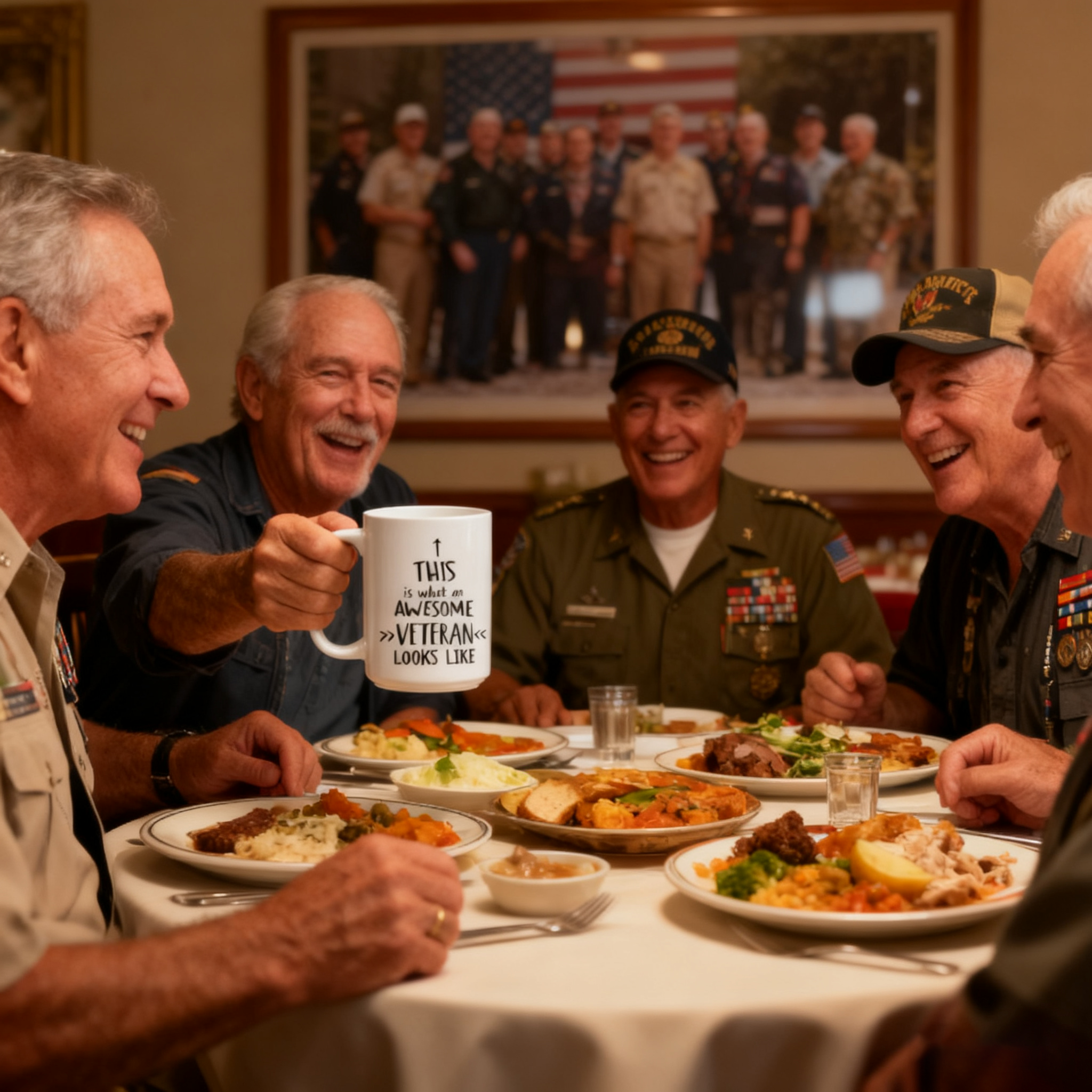 This Is What An Awesome Veteran Looks Like Funny Mug