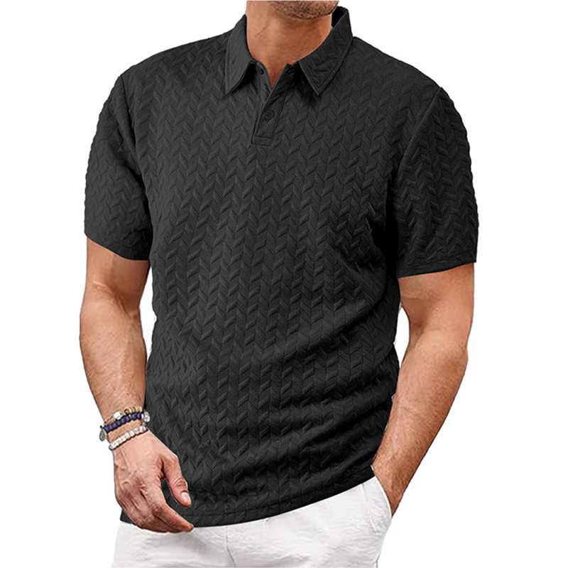 MARCO LUCA | Loose casual men's short-sleeved polo shirt