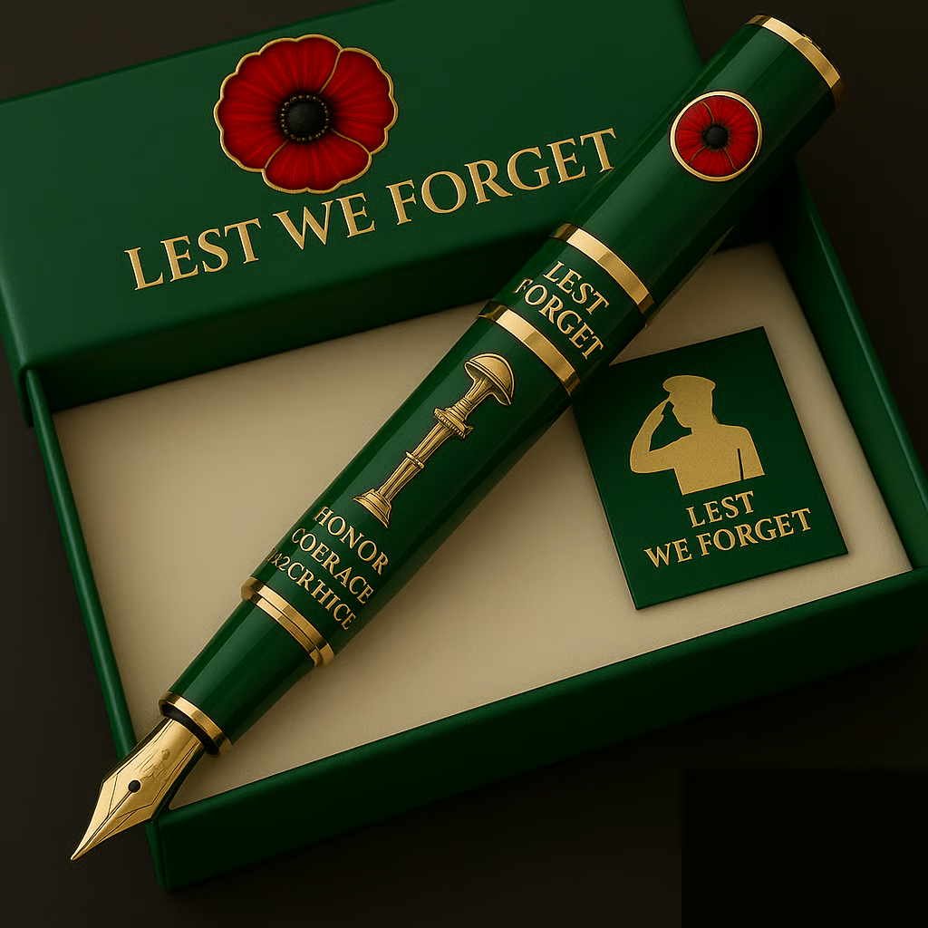 "Lest We Forget" Commemorative Fountain Pen 🥀🖋️